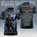 Iron Maiden 2026 World Tour 3D Apparel – TMTHU8747