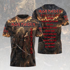 Iron Maiden 2026 World Tour 3D Apparel – HOATT20583