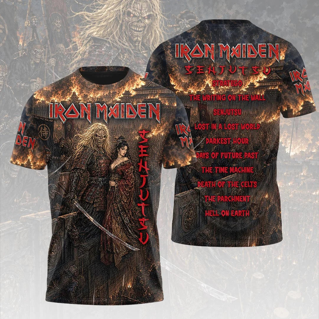 Iron Maiden 2026 World Tour 3D Apparel – HOATT20583