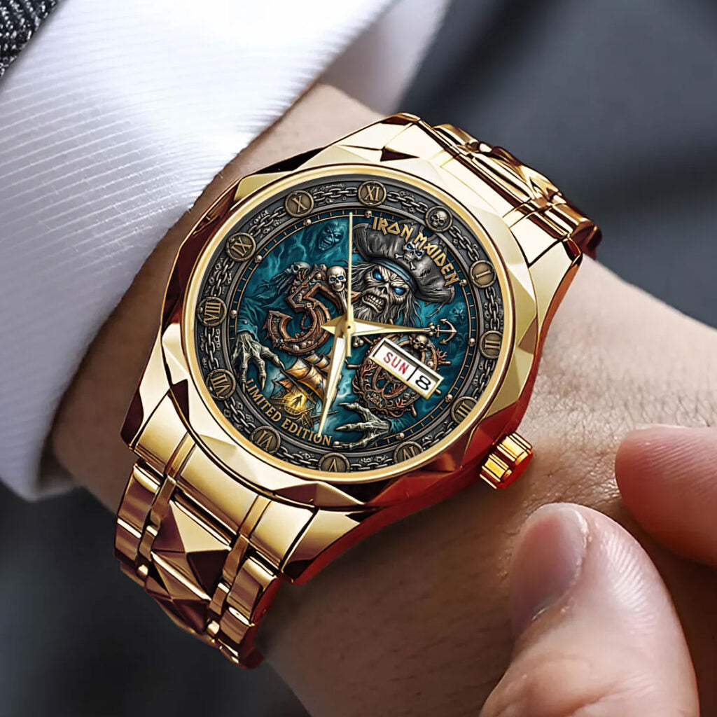 Iron Maiden 50th Anniversary  Alloy Luxury Quartz Watch - TMTHU8054