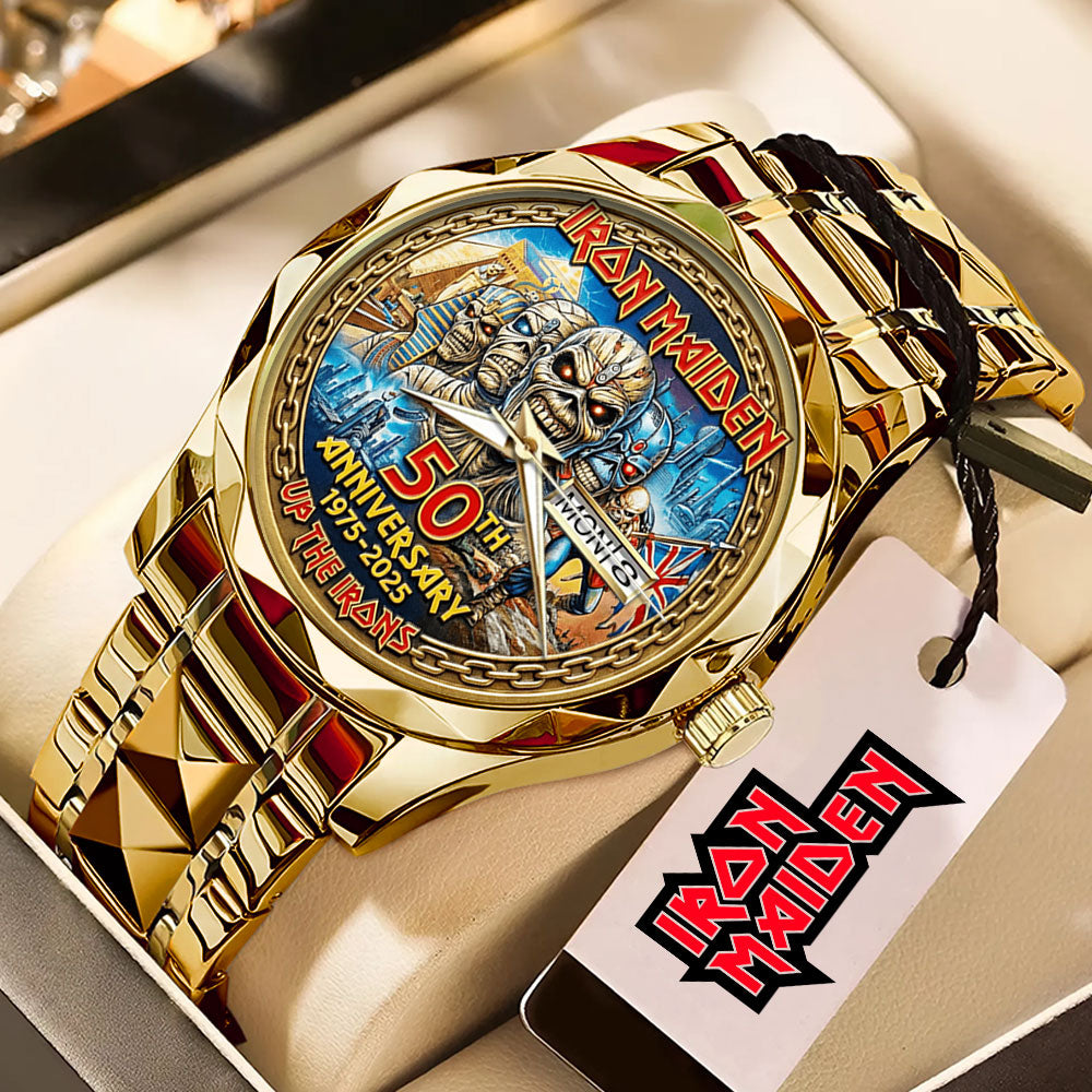 Iron Maiden 50th Anniversary Alloy Luxury Quartz Watch - MAITM14240