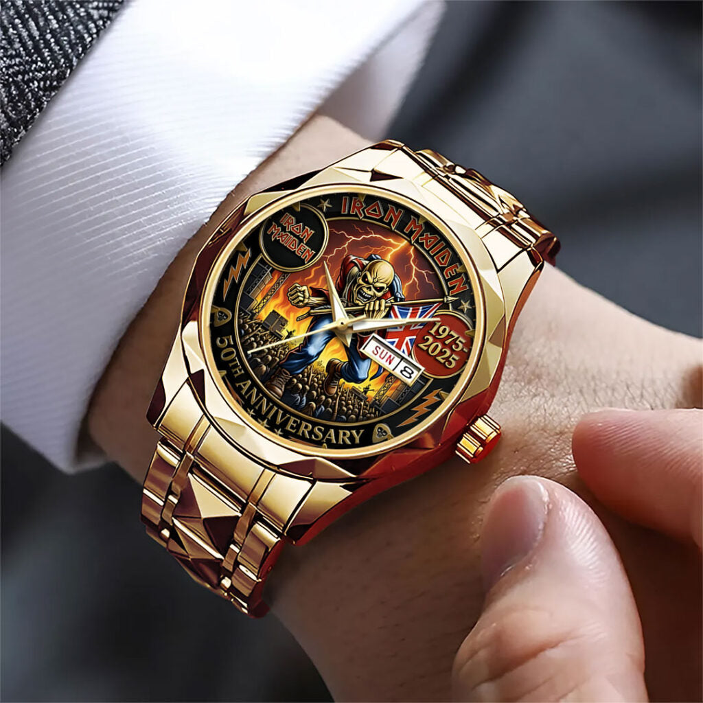 Iron Maiden 50th Anniversary Alloy Luxury Quartz Watch - TANTN19805