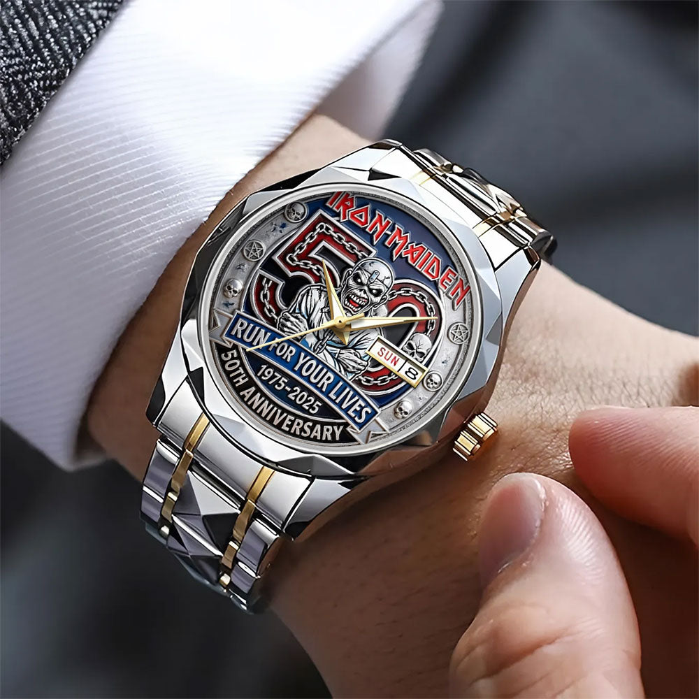 Iron Maiden 50th Anniversary Alloy Luxury Quartz Watch - TANTN21560