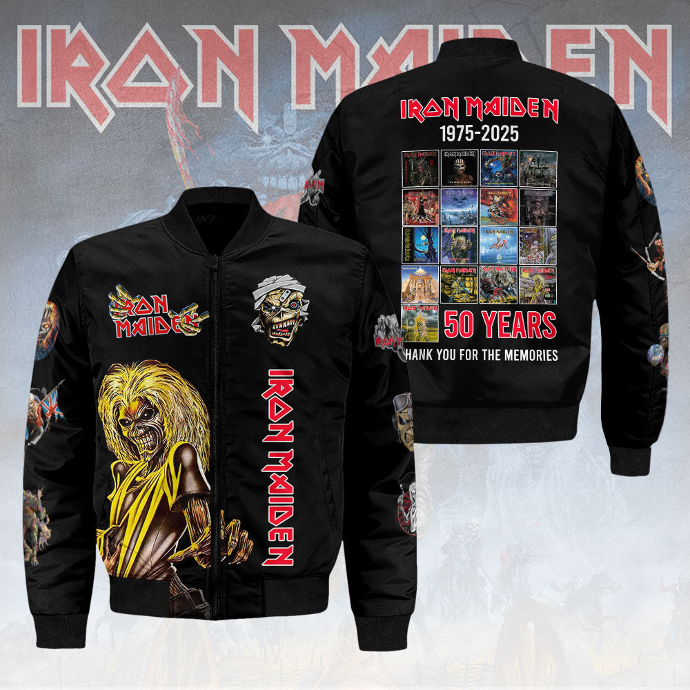 Iron Maiden 50th Anniversary 3D Bomber Jacket – HOATT14942