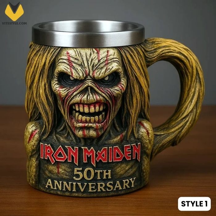 Iron Maiden 50th Anniversary Eddie Mug
