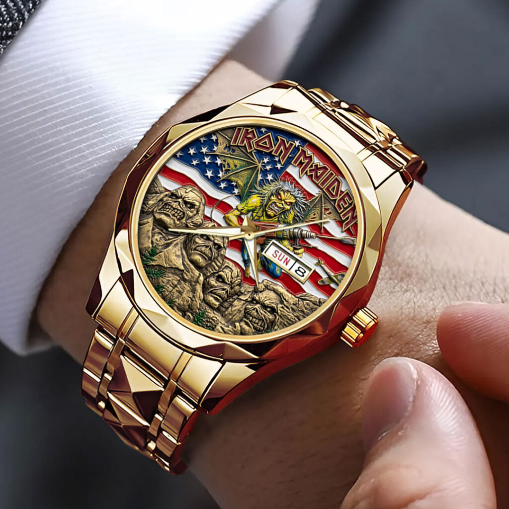 Iron Maiden Alloy Luxury Quartz Watch - TMTHU4591
