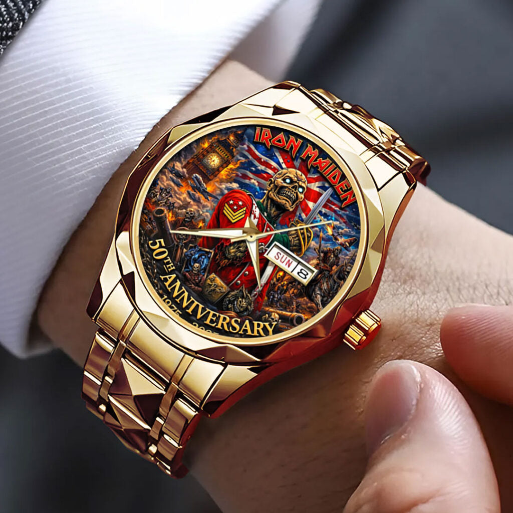 Iron Maiden Alloy Luxury Quartz Watch - TMTHU4858
