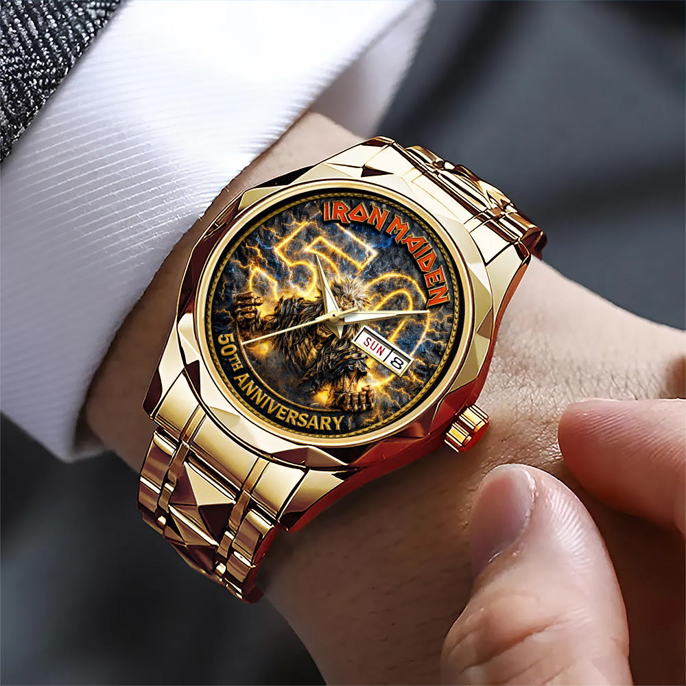 Iron Maiden Alloy Luxury Quartz Watch - TMTHU4936