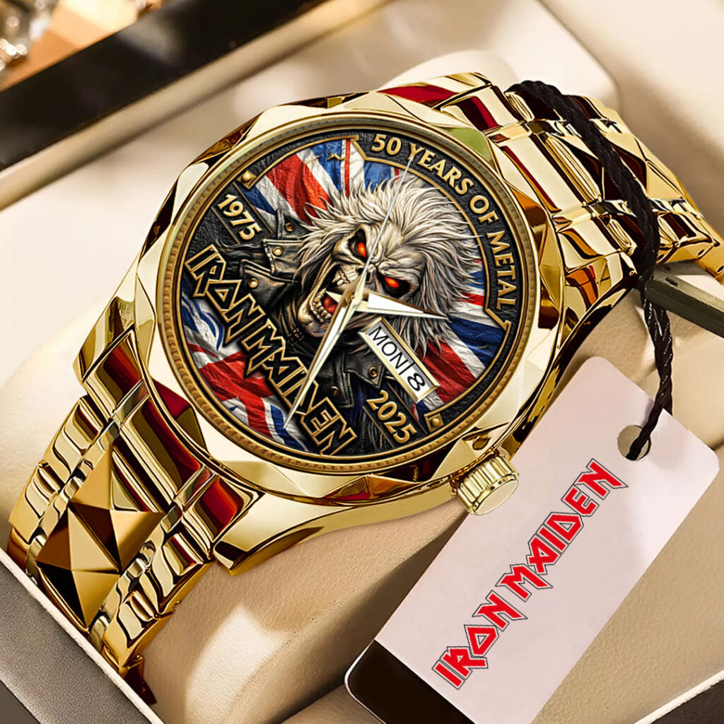 Iron Maiden Alloy Luxury Quartz Watch - TMTHU5597