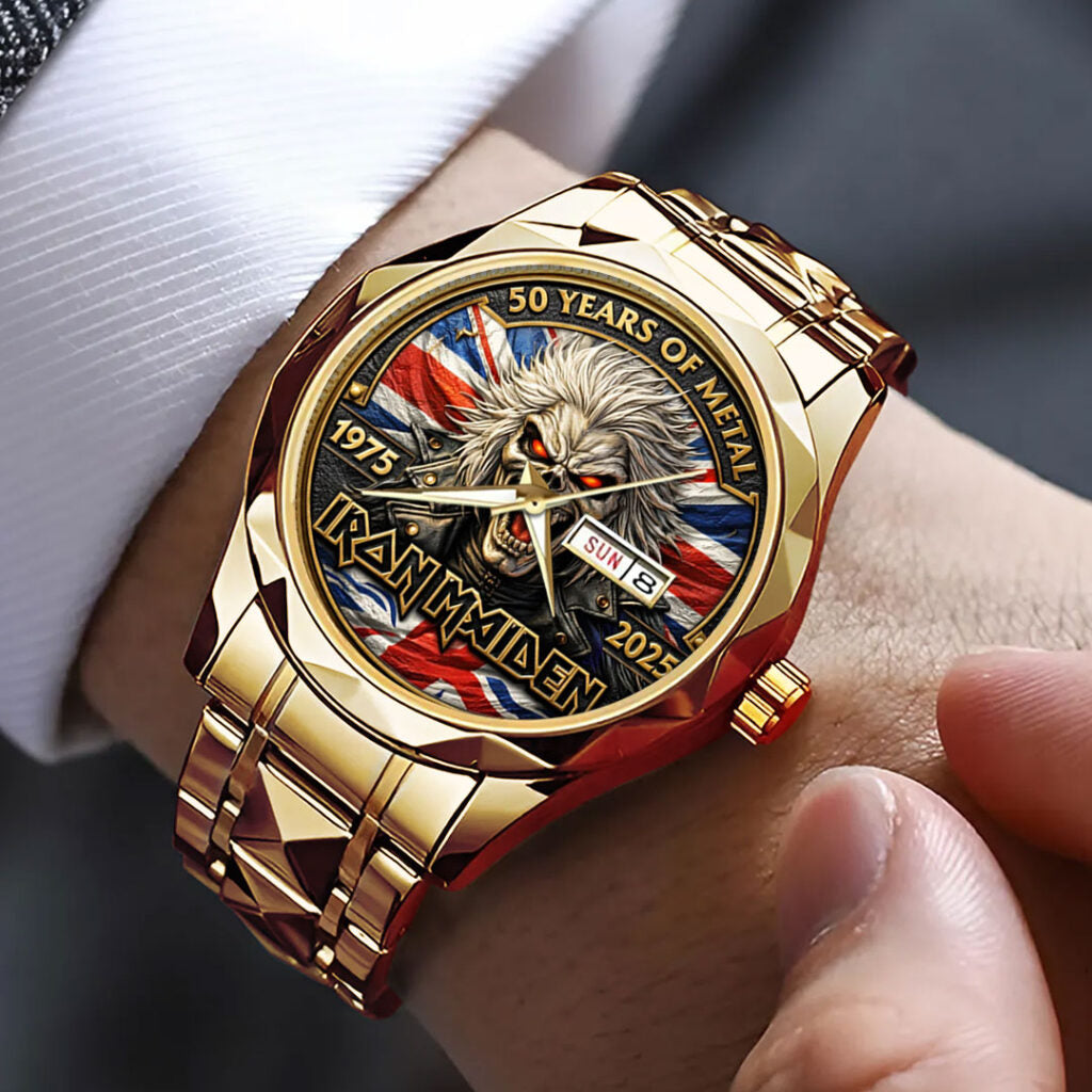 Iron Maiden Alloy Luxury Quartz Watch - TMTHU5597