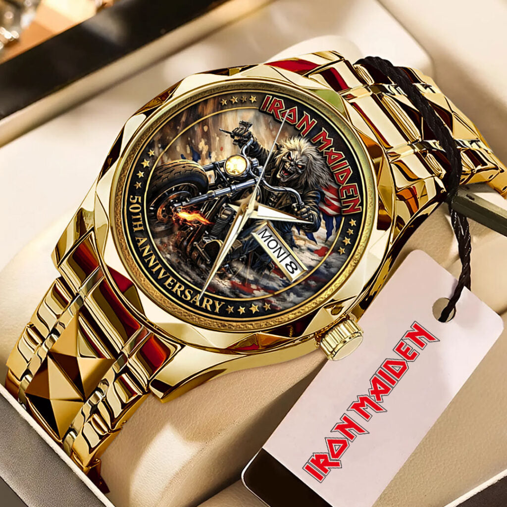 Iron Maiden Alloy Luxury Quartz Watch - TMTHU5914