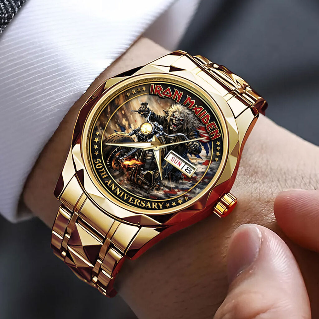 Iron Maiden Alloy Luxury Quartz Watch - TMTHU5914