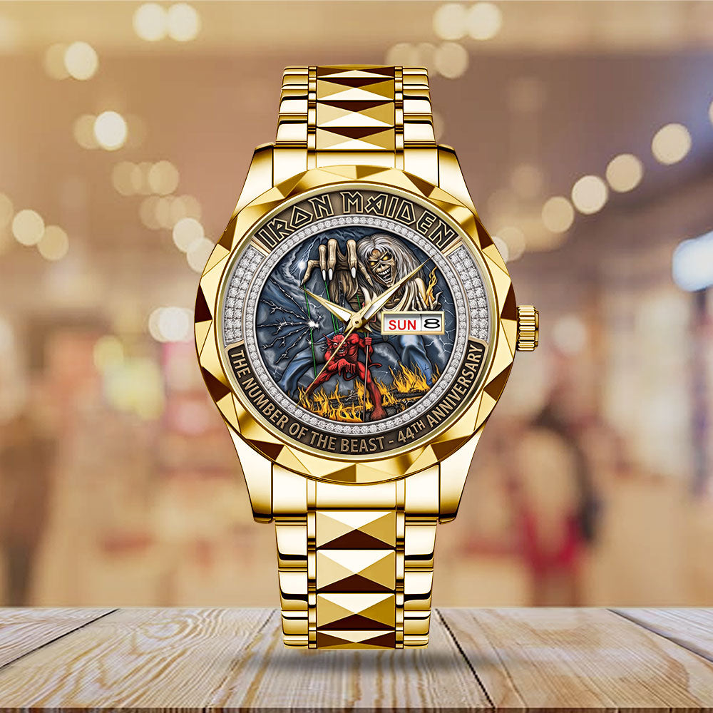 Iron Maiden Alloy Luxury Quartz Watch - TMTHU7560