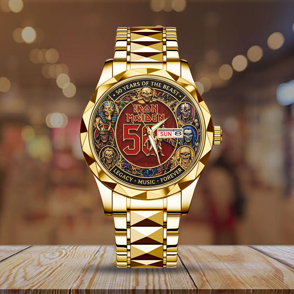 Iron Maiden Alloy Luxury Quartz Watch - TMTHU7285