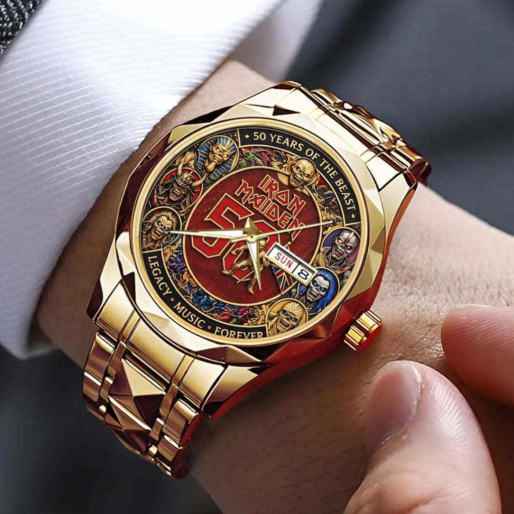 Iron Maiden Alloy Luxury Quartz Watch - TMTHU7285
