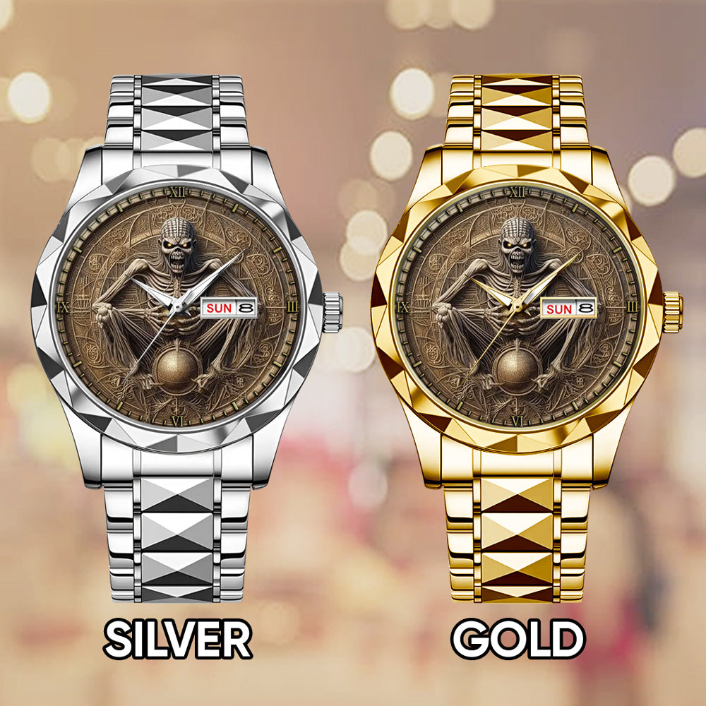 Iron Maiden Alloy Luxury Quartz Watch - GNE 3987