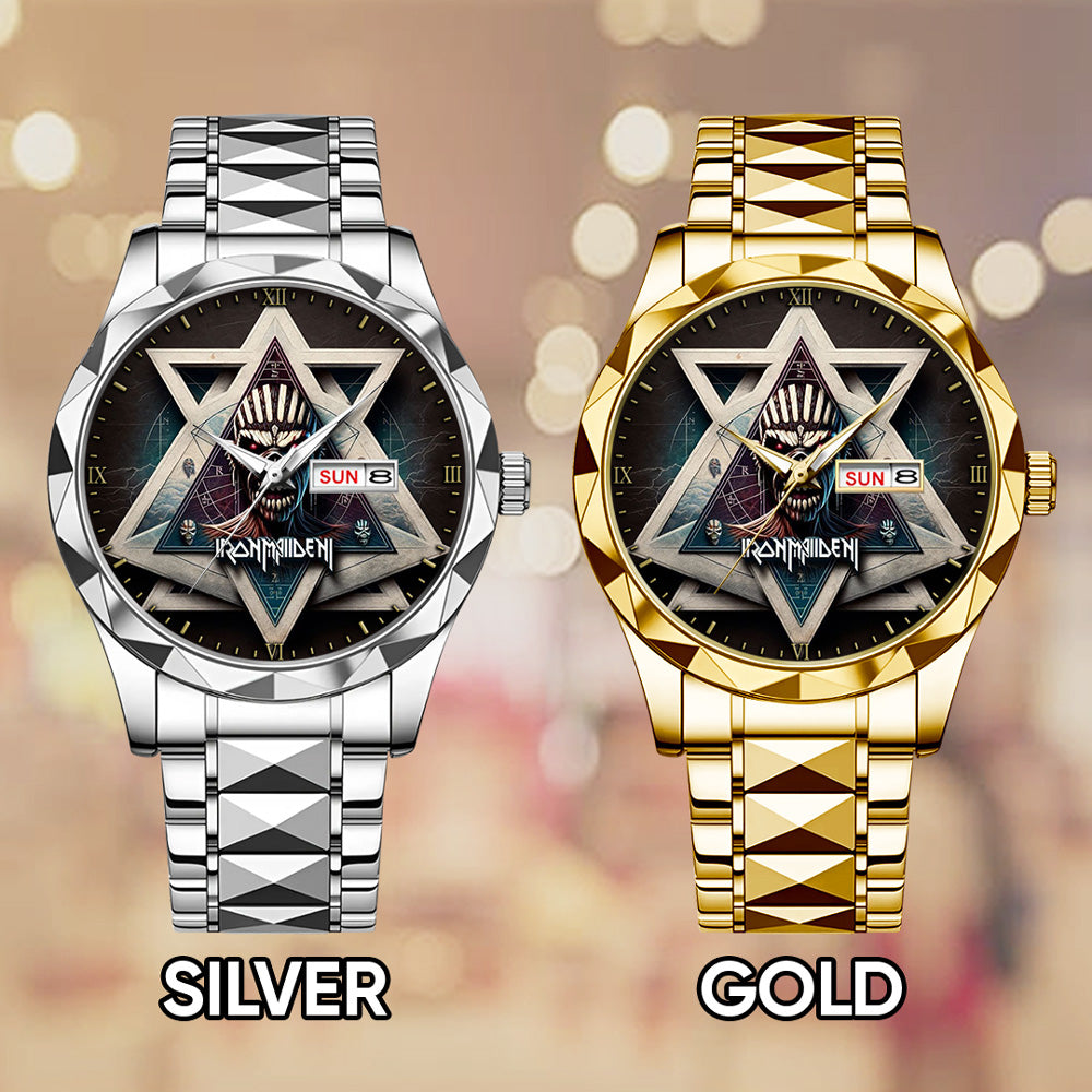 Iron Maiden Alloy Luxury Quartz Watch - GNE 3988