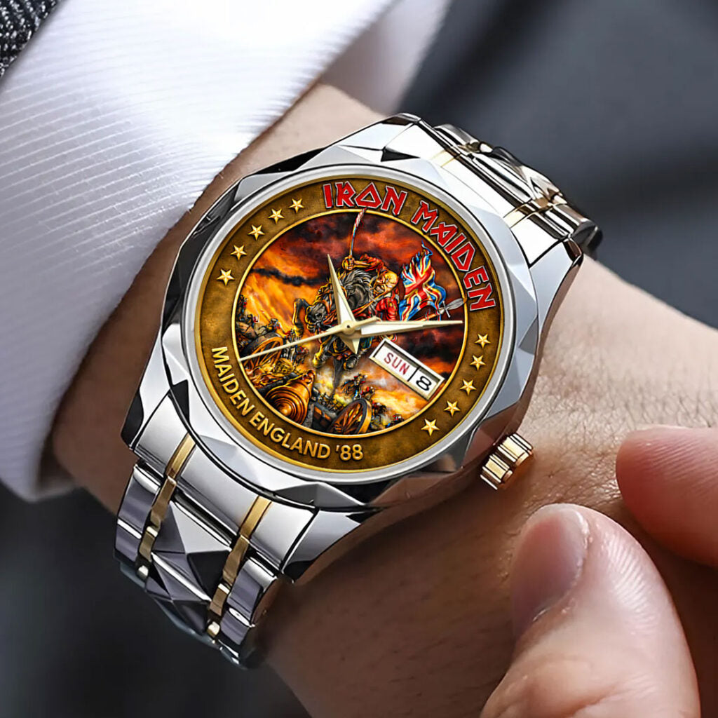 Iron Maiden Alloy Luxury Quartz Watch - GNE4892