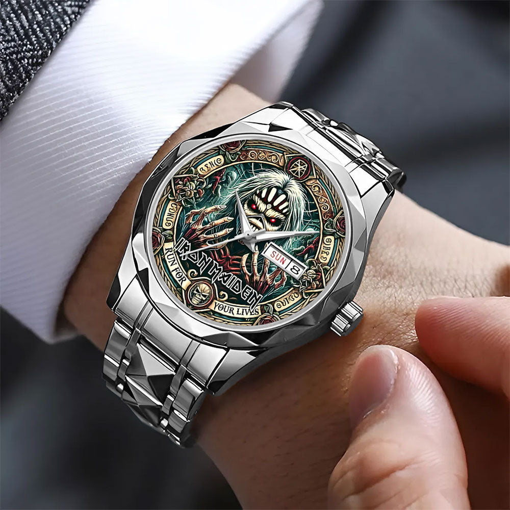 Iron Maiden Alloy Luxury Quartz Watch - GNE NEW515