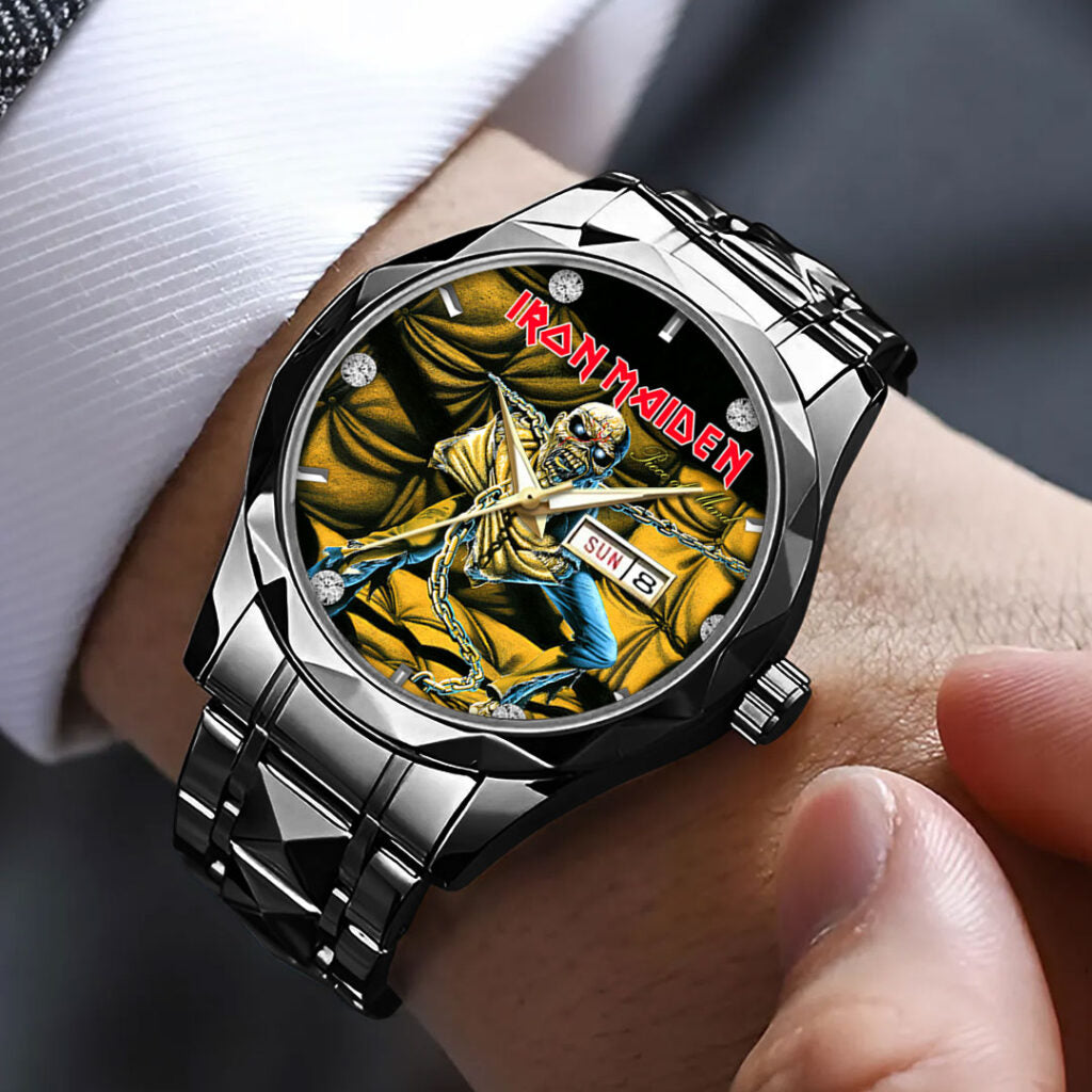 Iron Maiden Alloy Luxury Quartz Watch - HOATT 11416