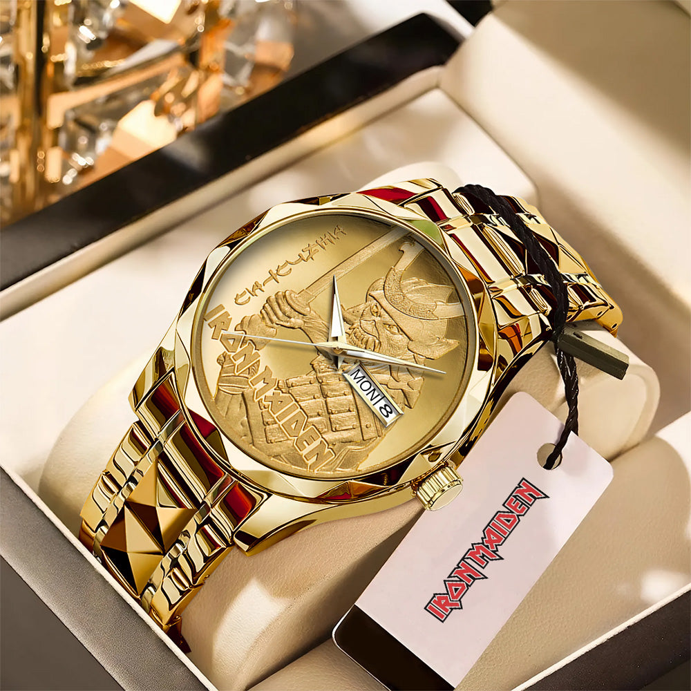 Iron Maiden Alloy Luxury Quartz Watch - HOATT 11675