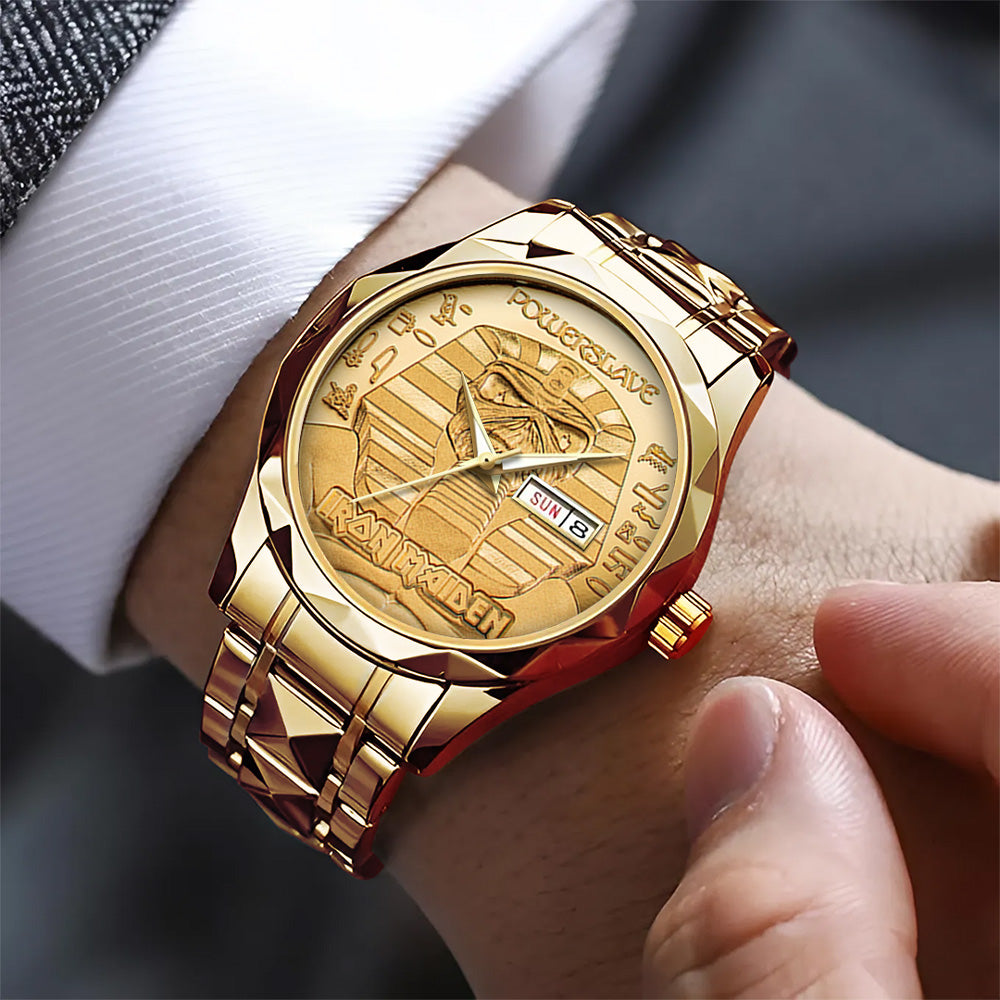 Iron Maiden Alloy Luxury Quartz Watch - HOATT 11676