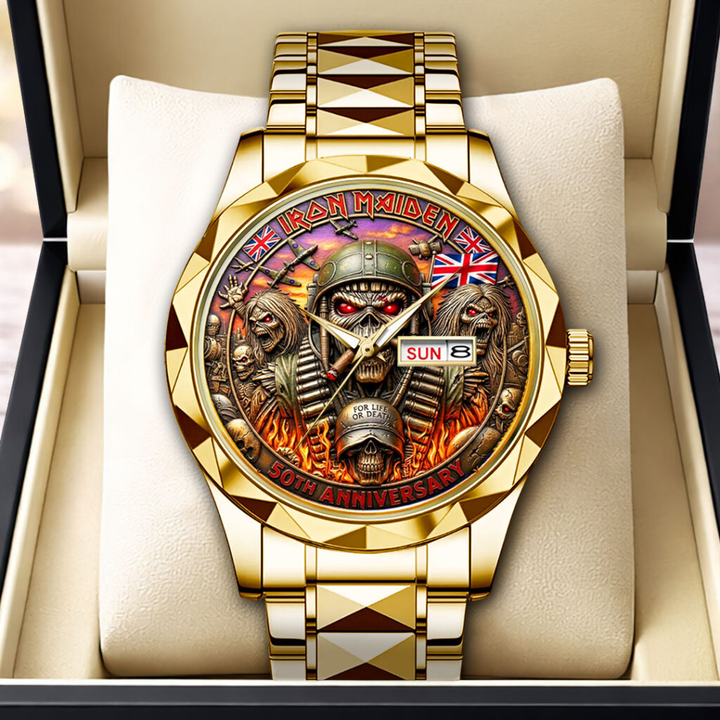 Iron Maiden Alloy Luxury Quartz Watch - HOATT19311