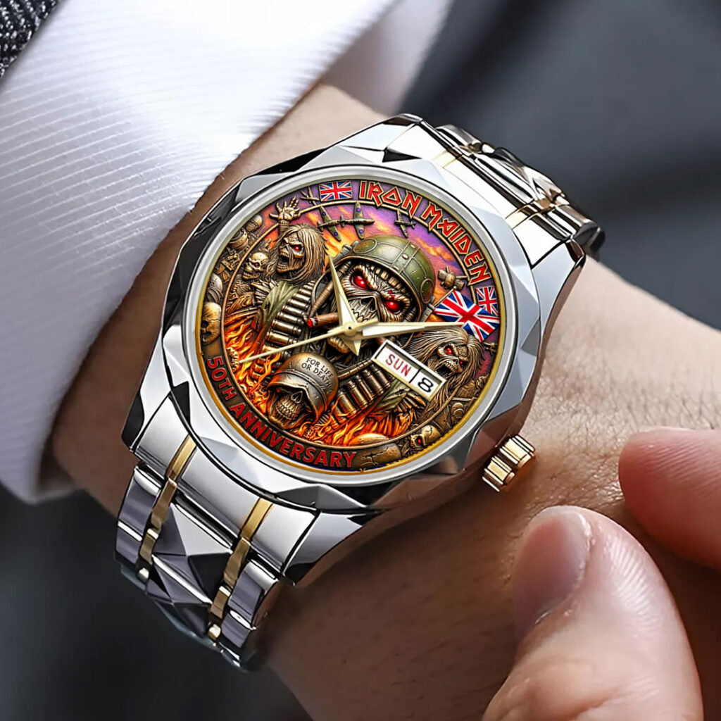 Iron Maiden Alloy Luxury Quartz Watch - HOATT19311