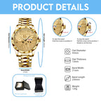 Iron Maiden Alloy Luxury Quartz Watch - TANTN 14334