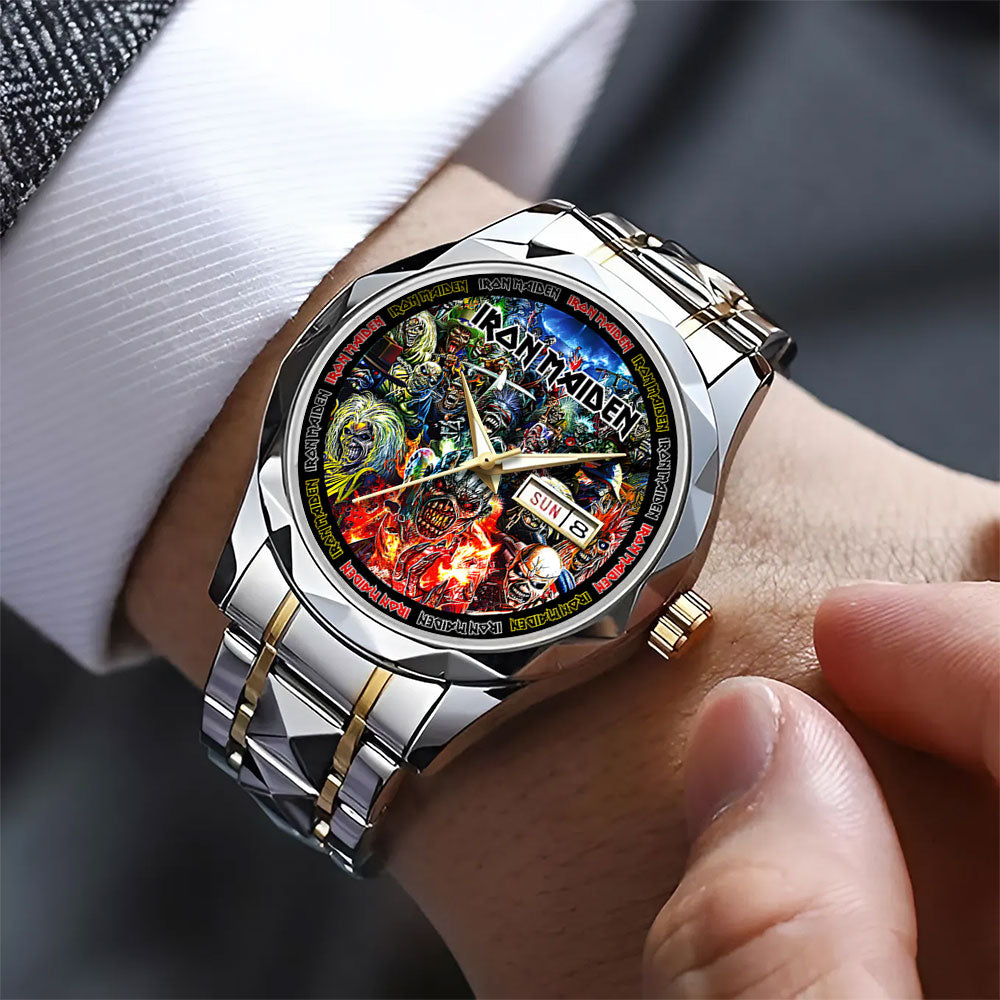 Iron Maiden Alloy Luxury Quartz Watch - TANTN 14741