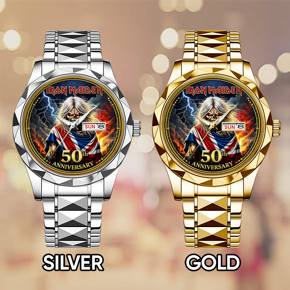Iron Maiden Alloy Luxury Quartz Watch - TMTHU4619