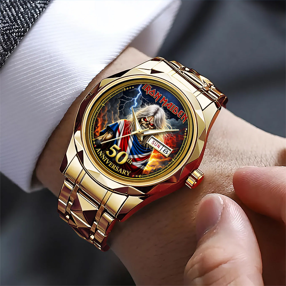 Iron Maiden Alloy Luxury Quartz Watch - TMTHU4619