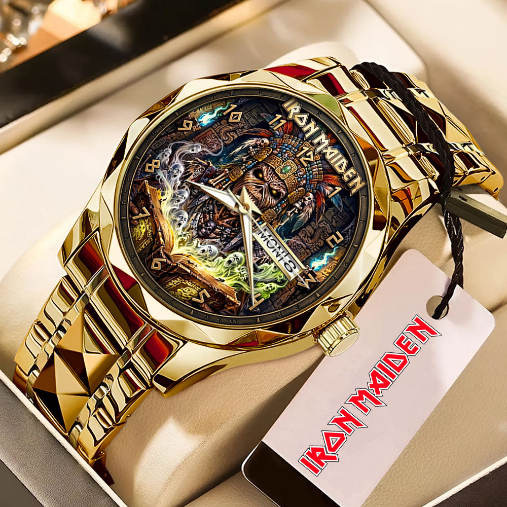 Iron Maiden Alloy Luxury Quartz Watch - TMTHU7903