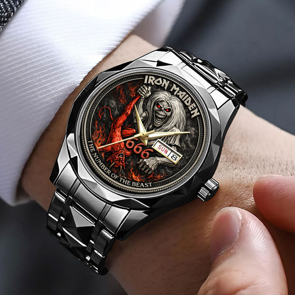 Iron Maiden Alloy Luxury Quartz Watch - VANDH5127