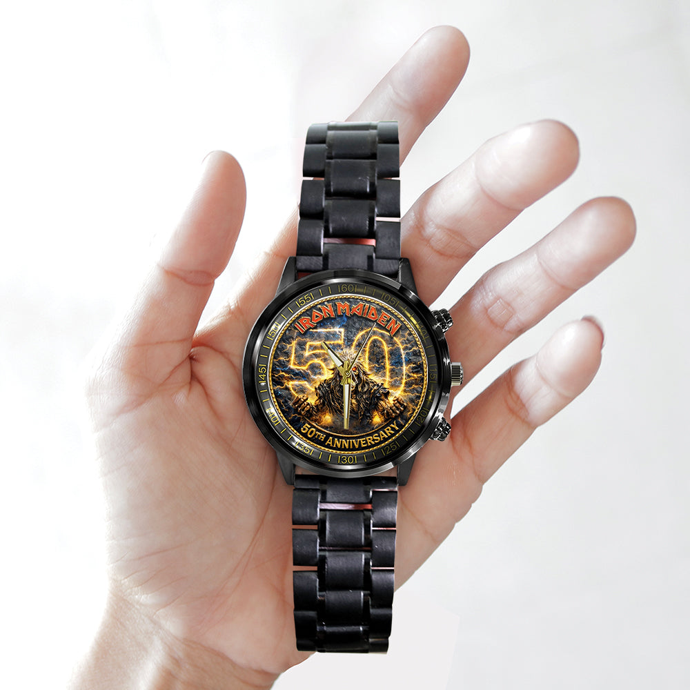 Iron Maiden Black Stainless Steel Watch - TMTHU4935