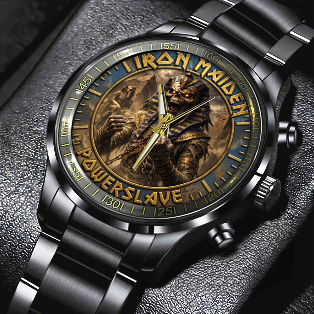 Iron Maiden Black Stainless Steel Watch - TMTHU7574