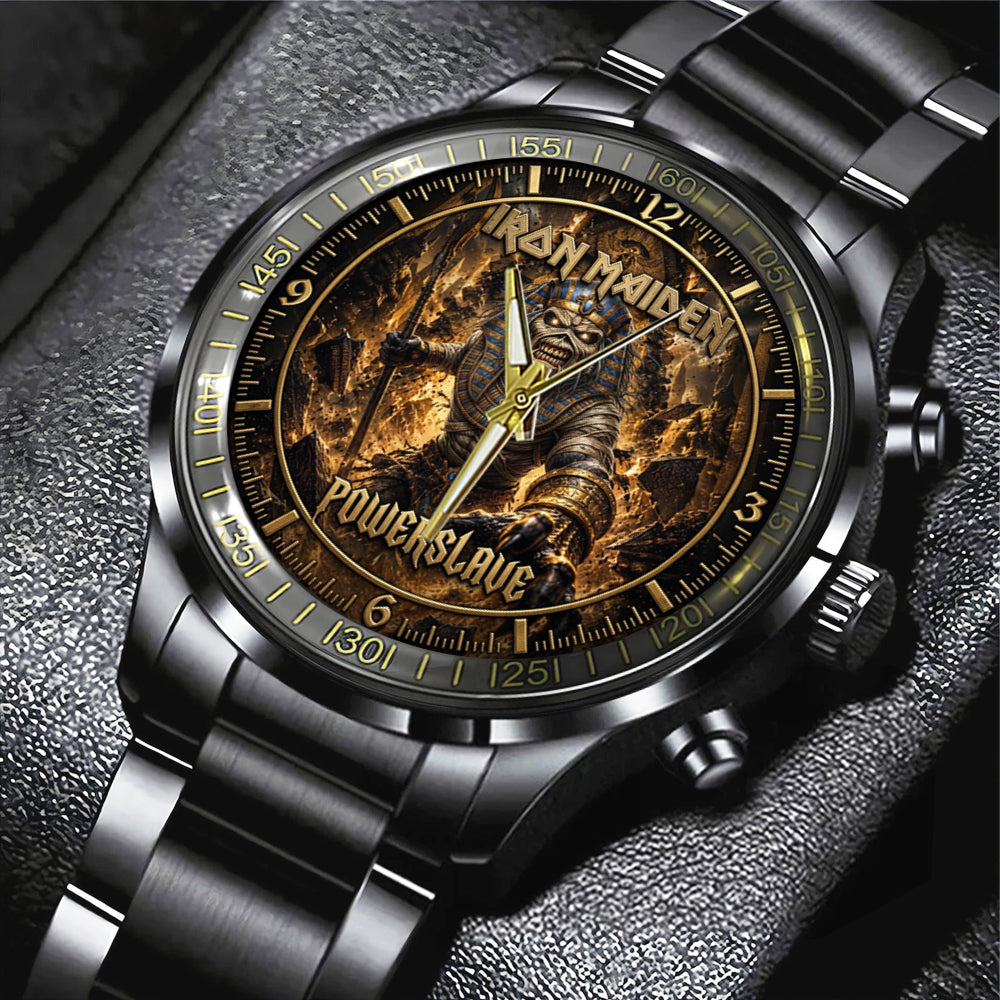 Iron Maiden Black Stainless Steel Watch - TMTHU7575