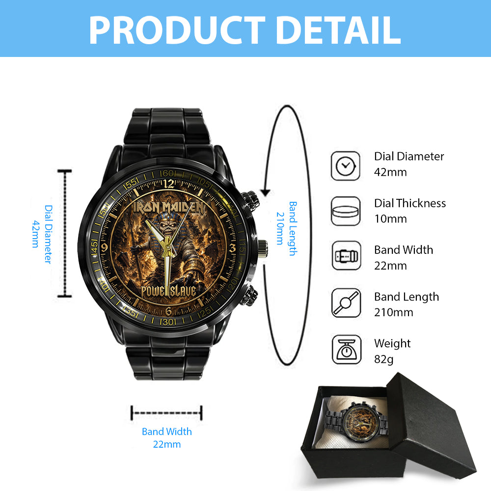 Iron Maiden Black Stainless Steel Watch - TMTHU7575