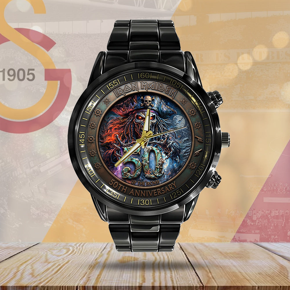 Iron Maiden Black Stainless Steel Watch - TMTHU8087