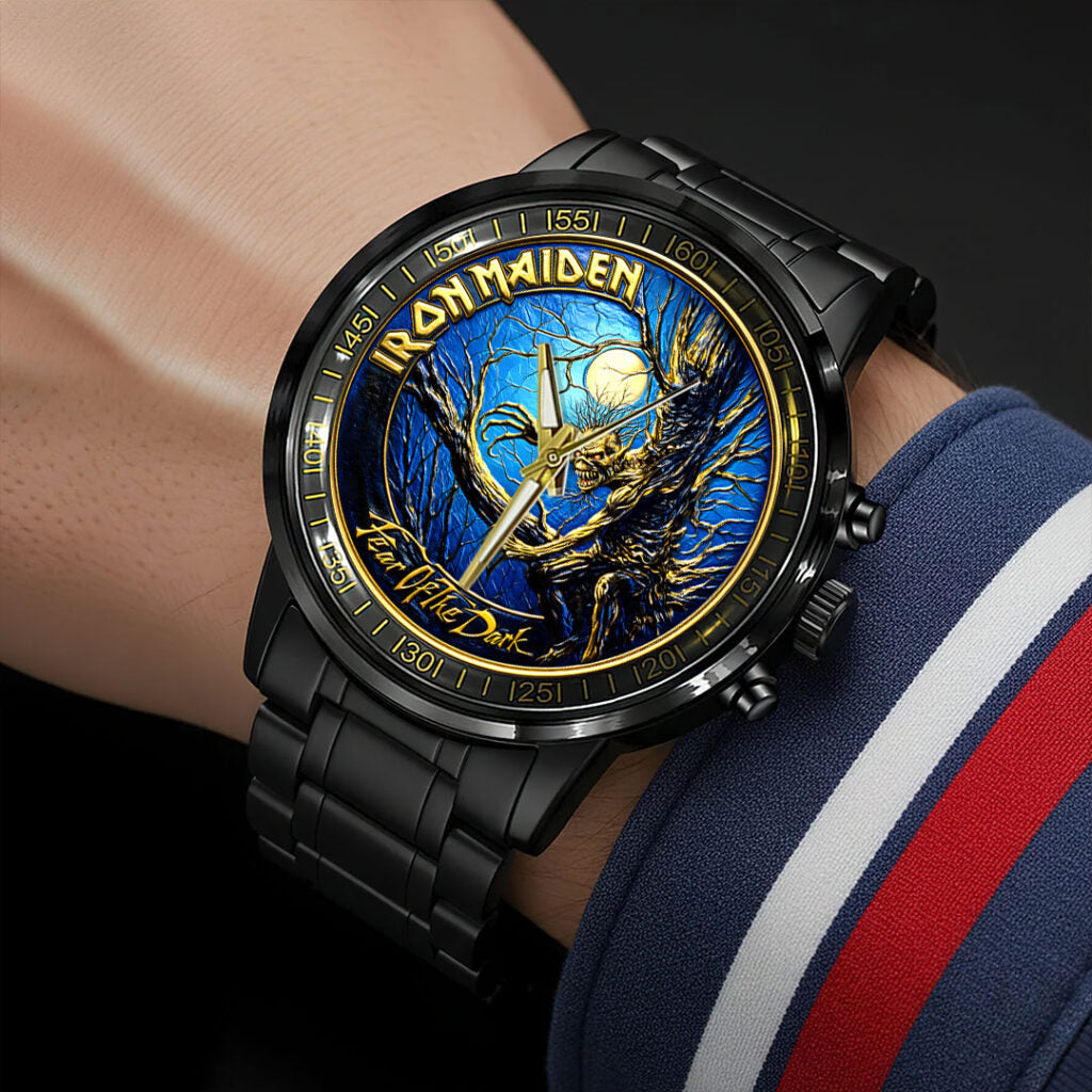 Iron Maiden Black Stainless Steel Watch - HOATT16291