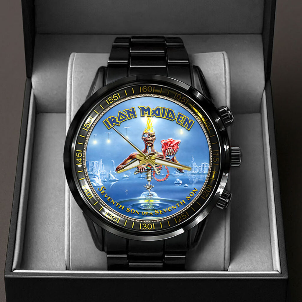 Iron Maiden Black Stainless Steel Watch - HOATT16292