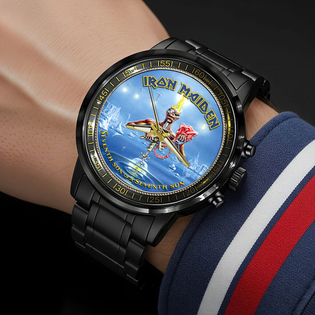 Iron Maiden Black Stainless Steel Watch - HOATT16292