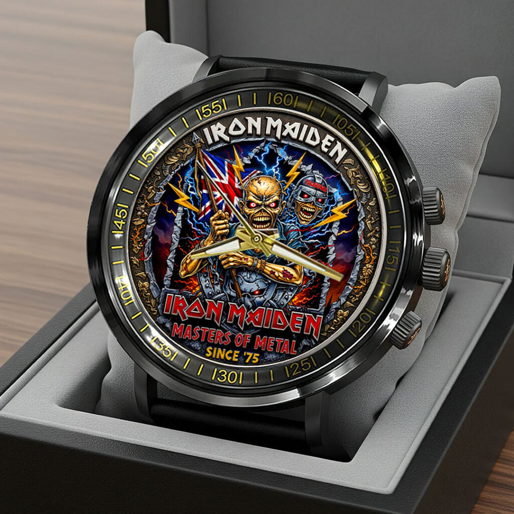 Iron Maiden Black Stainless Steel Watch - HOATT19310