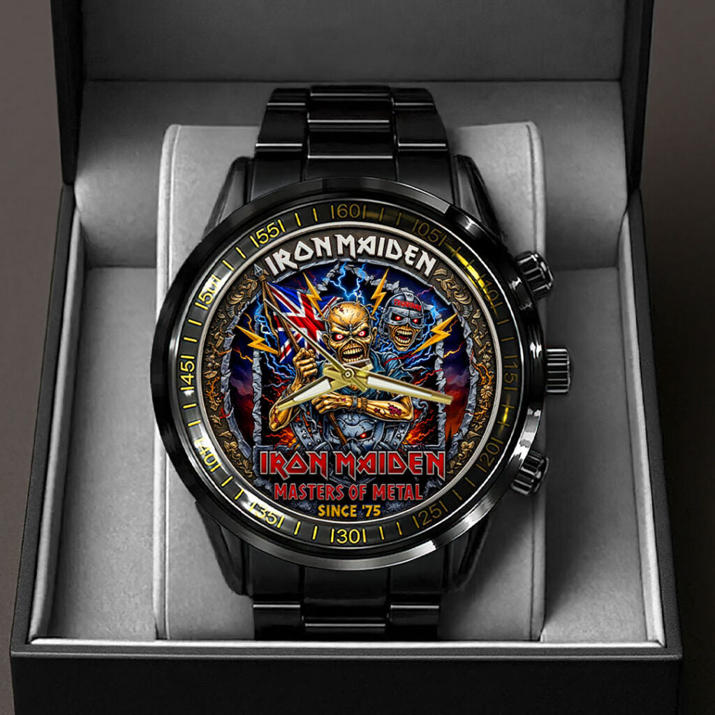 Iron Maiden Black Stainless Steel Watch - HOATT19310
