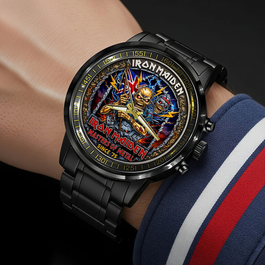 Iron Maiden Black Stainless Steel Watch - HOATT19310