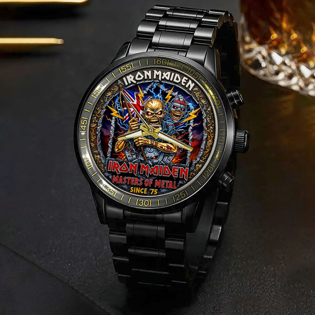 Iron Maiden Black Stainless Steel Watch - HOATT19310