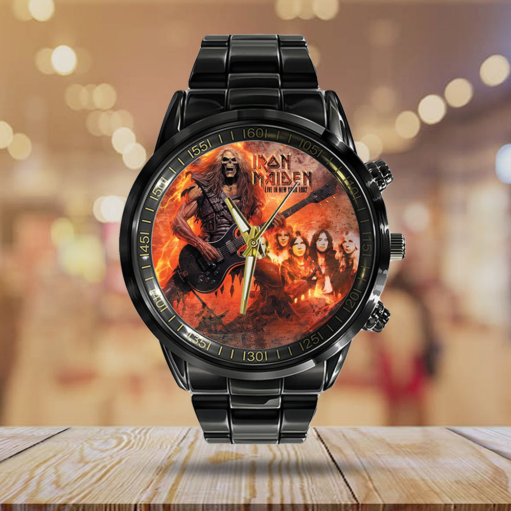 Iron Maiden Black Stainless Steel Watch - GNE5076