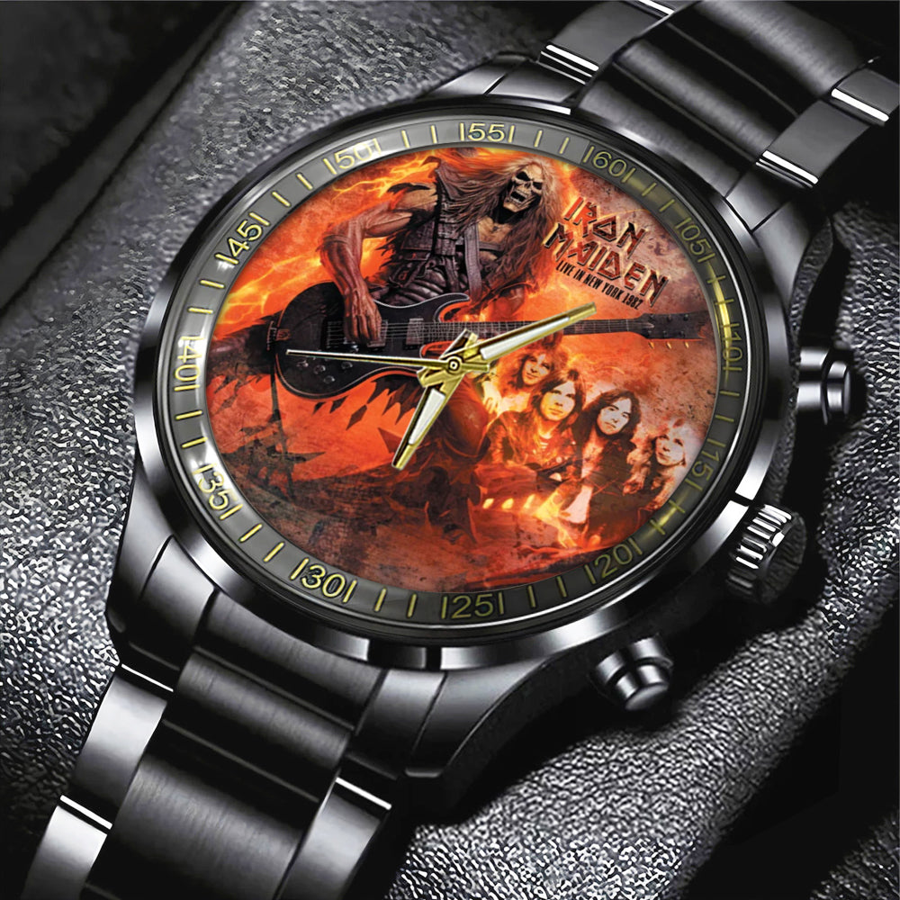 Iron Maiden Black Stainless Steel Watch - GNE5076