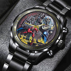 Iron Maiden Black Stainless Steel Watch - MAITM 11248