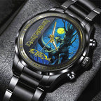 Iron Maiden Black Stainless Steel Watch - MAITM 11249